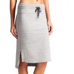 Athleta Gray Midi Skirt